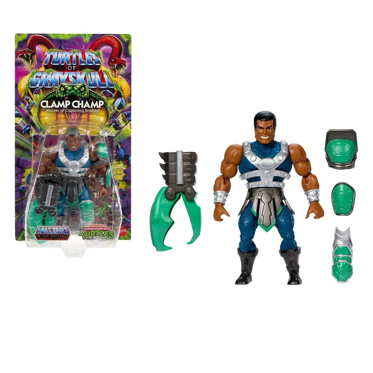 Masters of the Universe Origins Turtles of Grayskull Wave 6 Clamp Champ Action Figure Action Figures - Toys - New - CaveGamers - Image 8