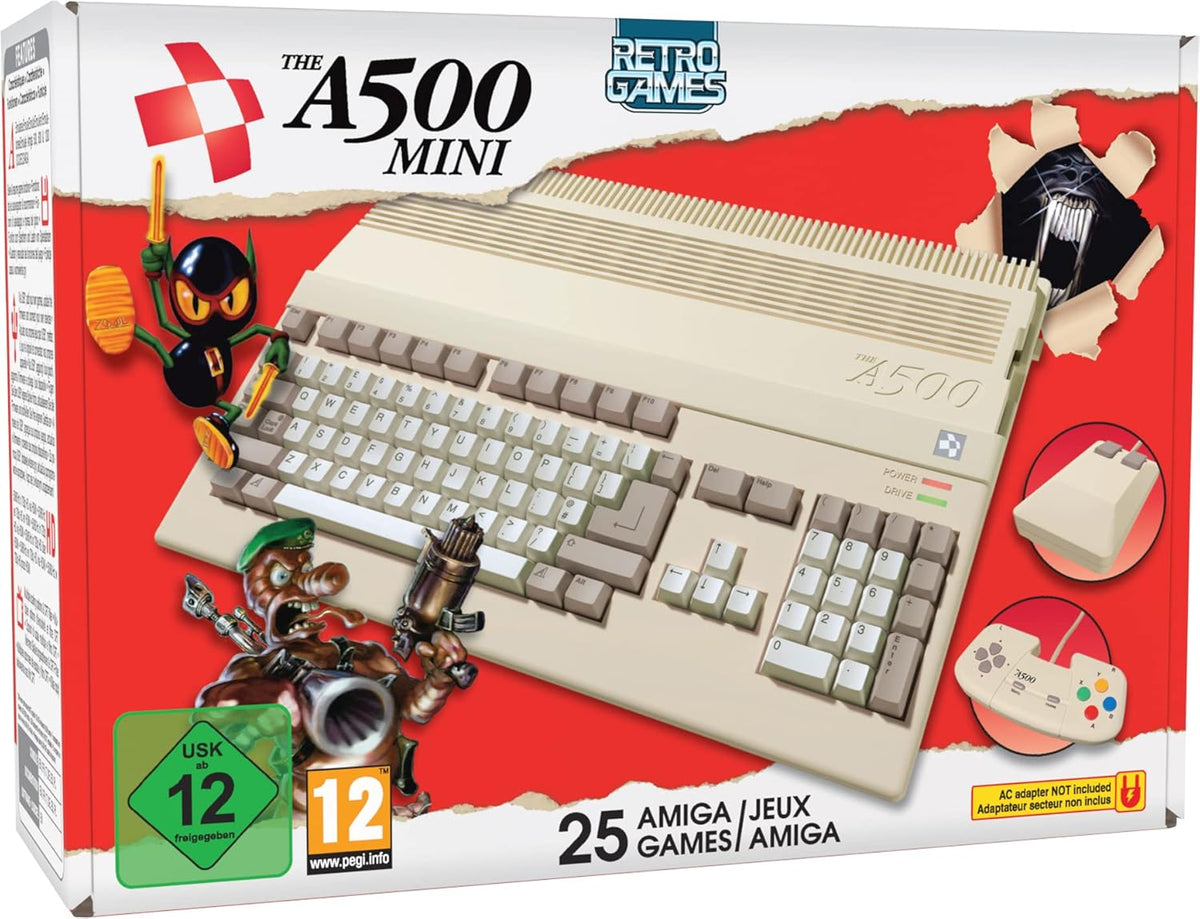 Amiga A500 Mini - Video Game System - New - CaveGamers