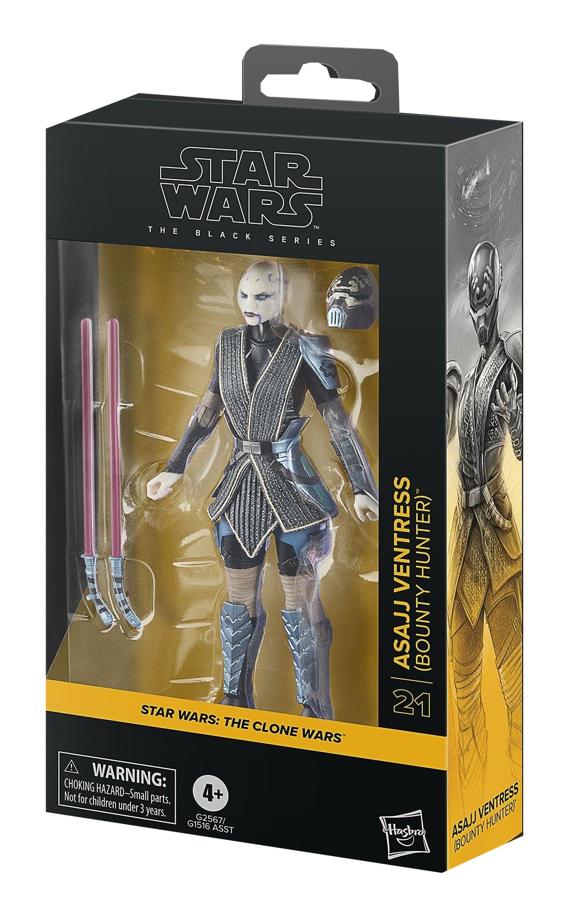 Star Wars: The Black Series - Asajj Ventress Action Figure Action Figures - Toys - New - CaveGamers