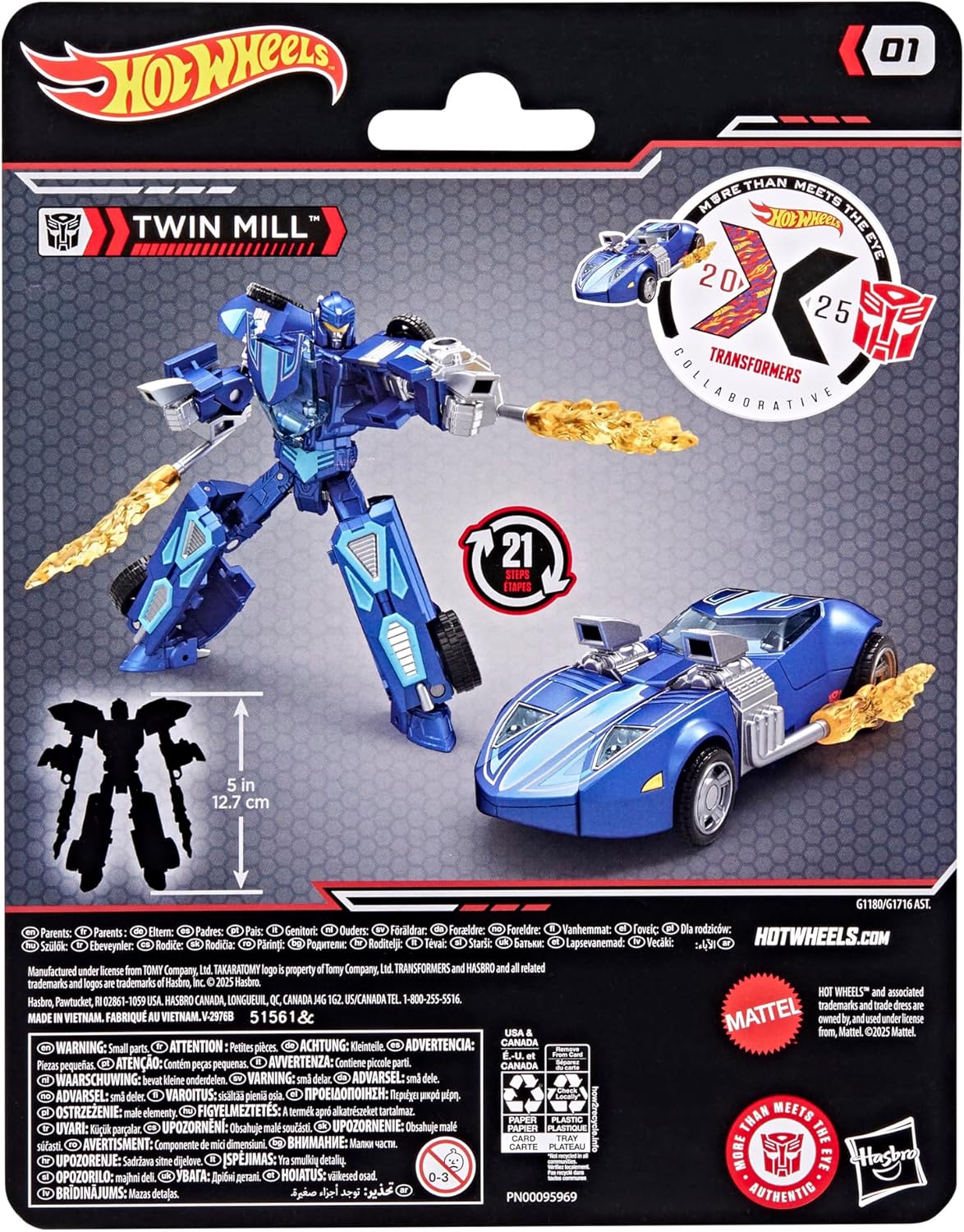 Transformers Collaborative Hot Wheels x Transformers Twin Mill - Toys - New - CaveGamers - Image 3