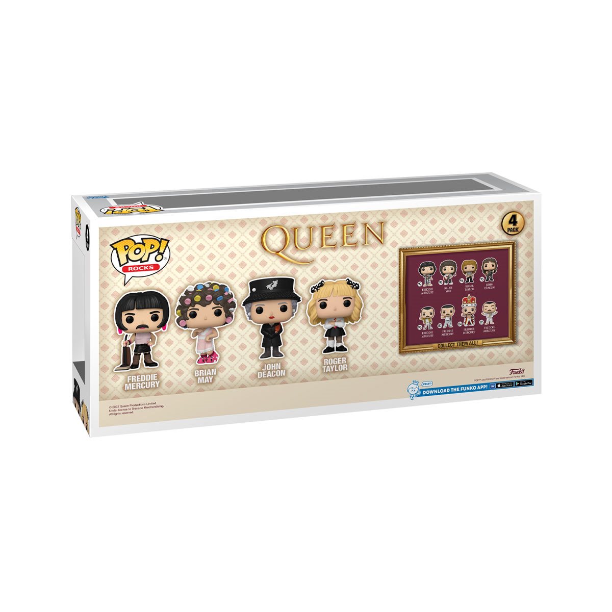 Funko Pop! Queen I Want to Break Free 4-Pack Vinyl Figure - Toys - New - CaveGamers - Image 2