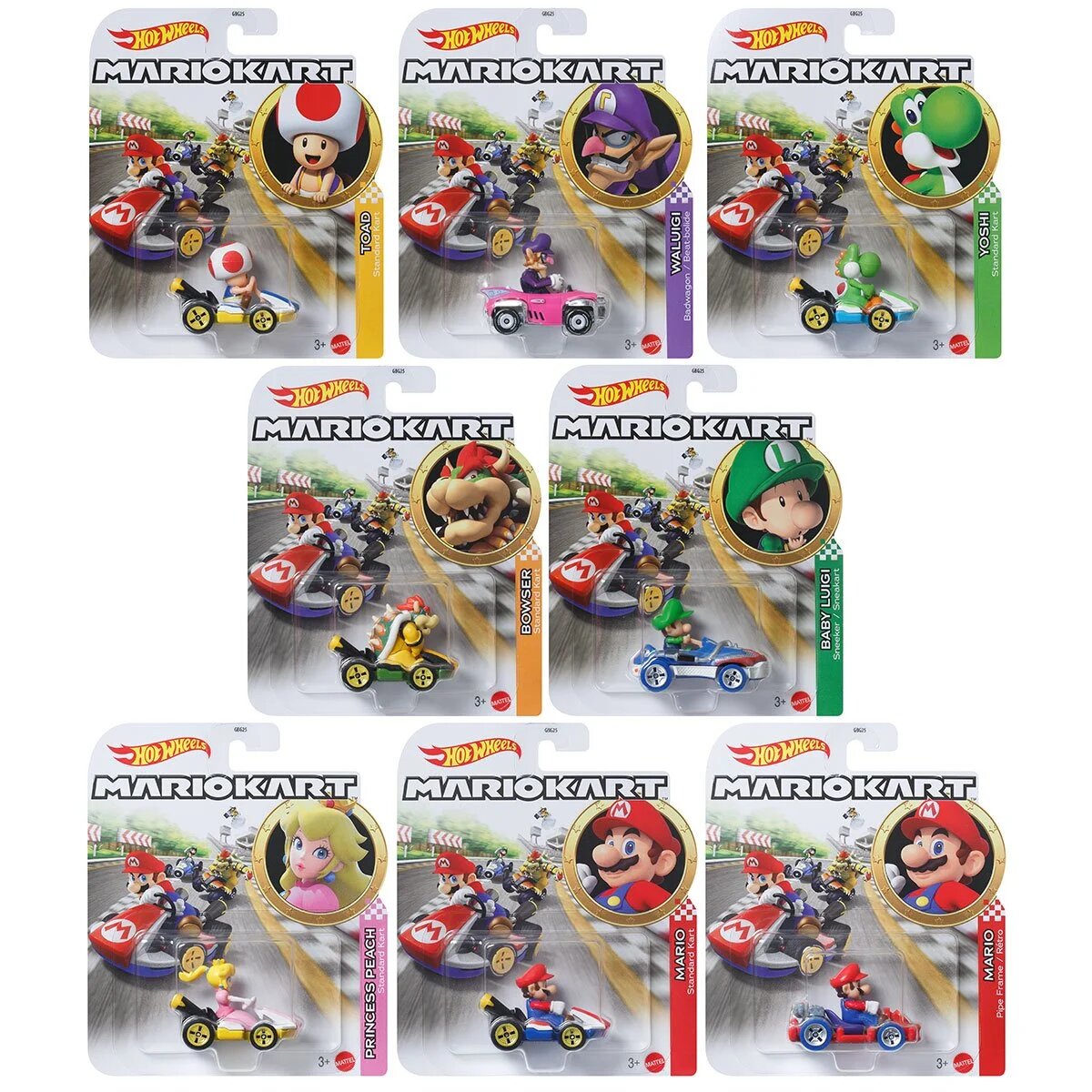 Mario Kart Hot Wheels 2026 Mix 1 Vehicle Case of 8 - Toys - New - CaveGamers - Image 9