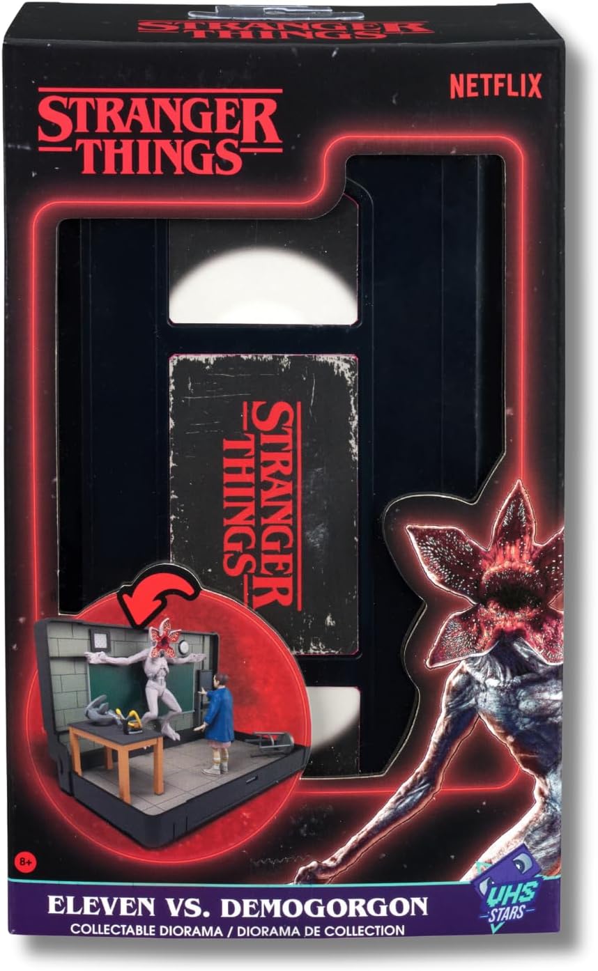 VHS Stars Stranger Things Eleven vs. Demogorgon Diorama Playset - Toys - New - CaveGamers - Image 4