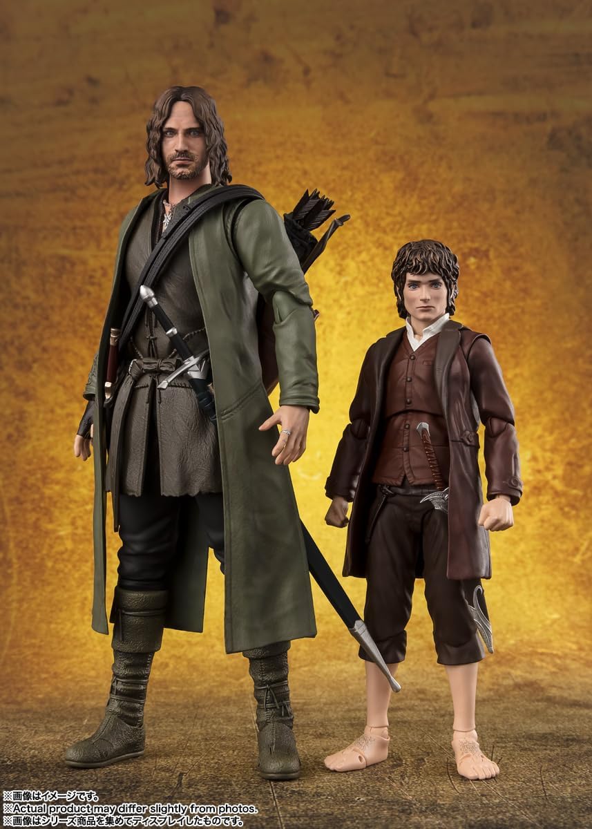 S.H.Figuarts Lord of the Rings: The Fellowship of the Ring Aragorn Action Figure Action Figures - Toys - New - CaveGamers - Image 3