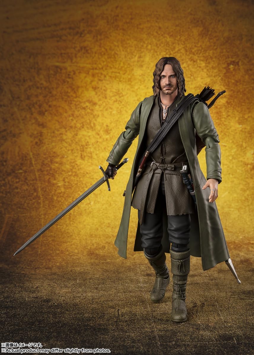 S.H.Figuarts Lord of the Rings: The Fellowship of the Ring Aragorn Action Figure Action Figures - Toys - New - CaveGamers - Image 6