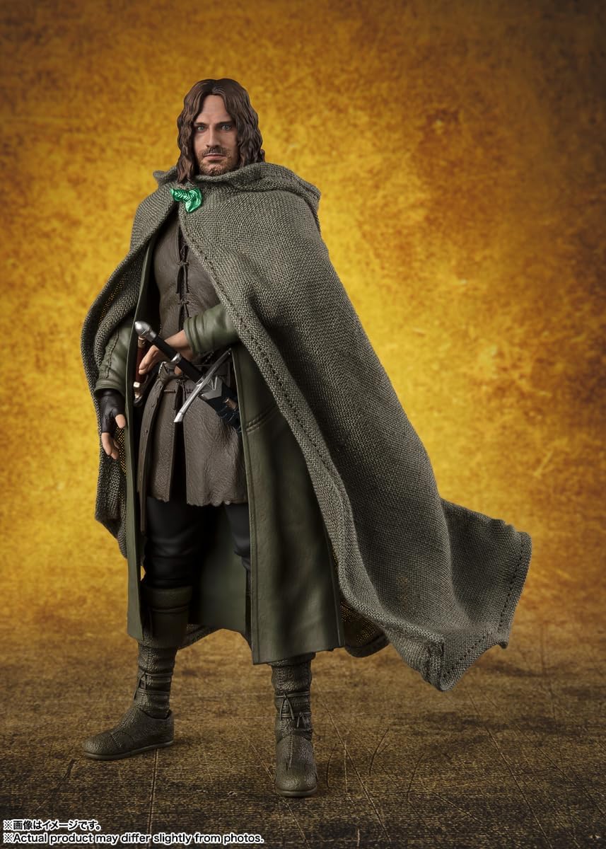 S.H.Figuarts Lord of the Rings: The Fellowship of the Ring Aragorn Action Figure Action Figures - Toys - New - CaveGamers - Image 7