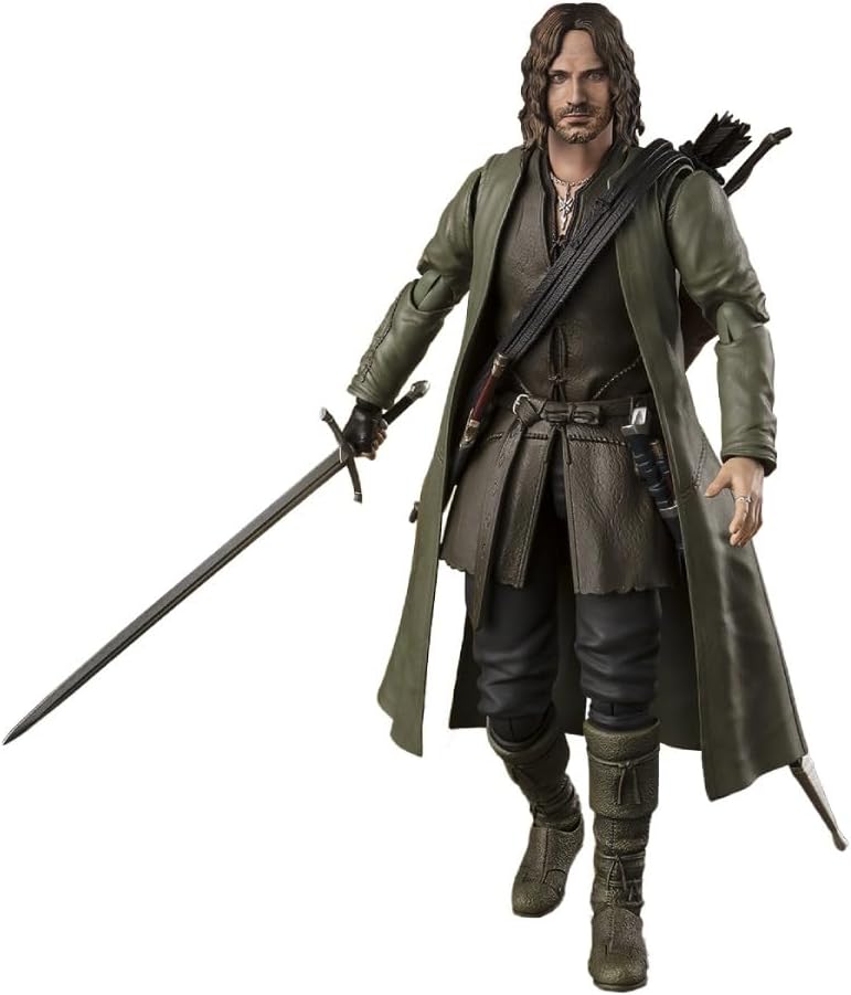 S.H.Figuarts Lord of the Rings: The Fellowship of the Ring Aragorn Action Figure Action Figures - Toys - New - CaveGamers - Image 8