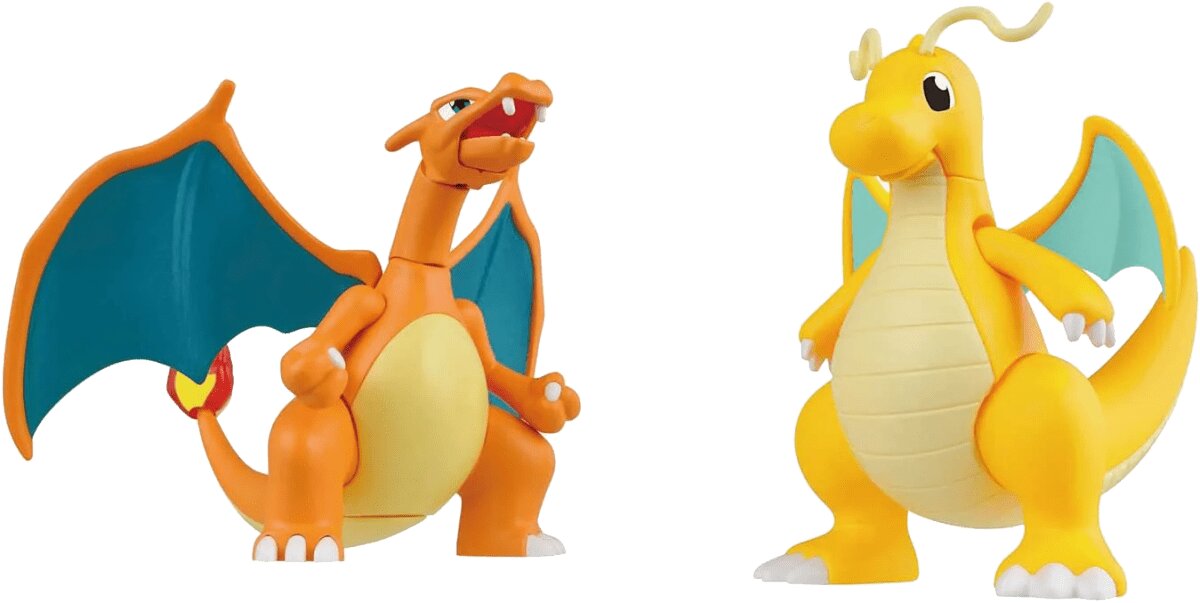 Pokemon Charizard and Dragonite Model Kit - Toys - New - CaveGamers - Image 2