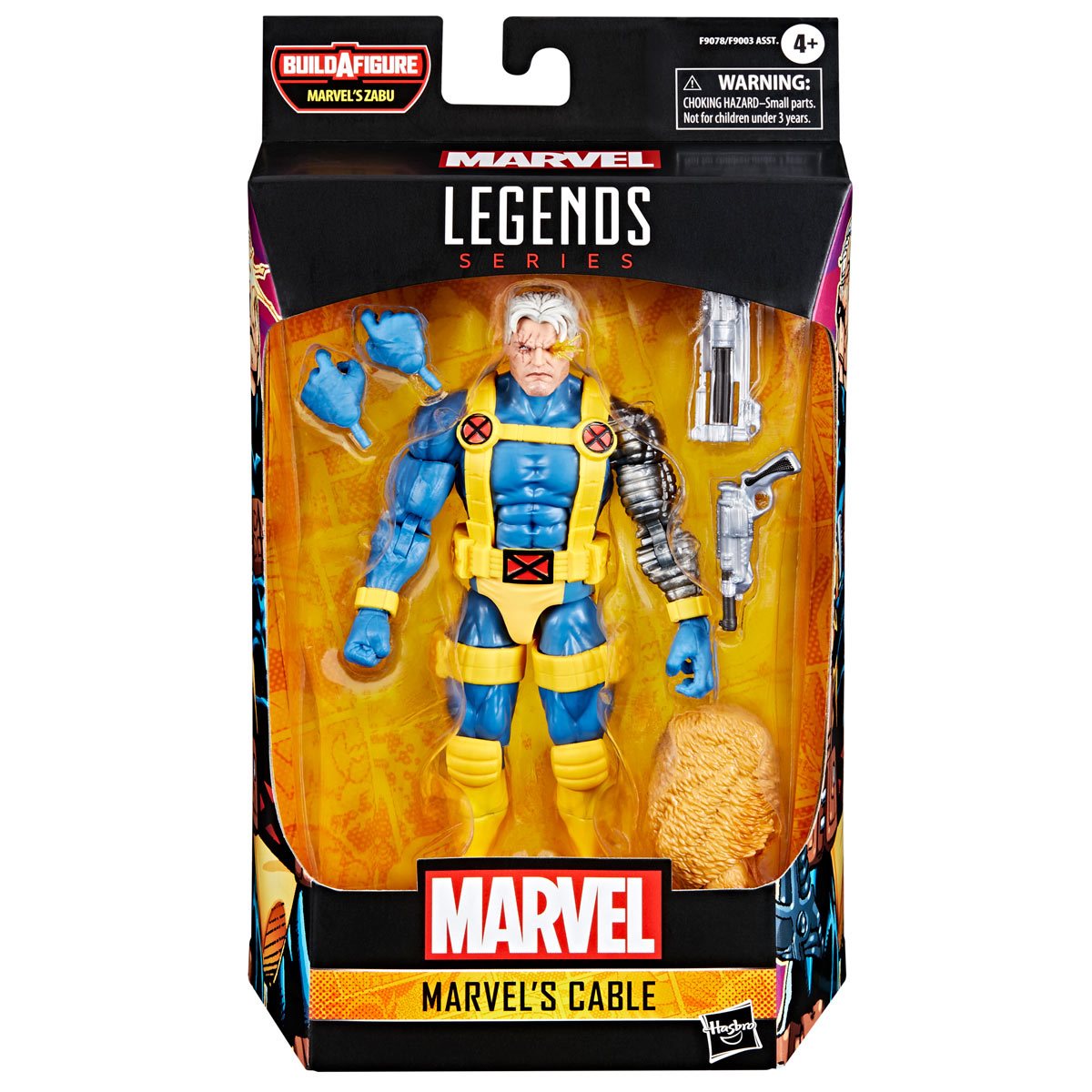 Marvel Legends Zabu Series Cable 6" Action Figure Action Figures - Toys - New - CaveGamers - Image 9