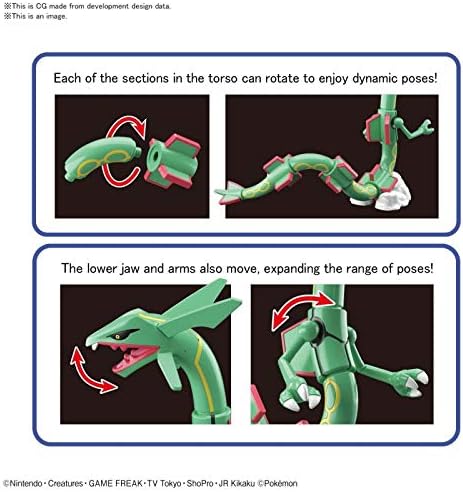 Pokemon Rayquaza Model Kit - Toys - New - CaveGamers - Image 4