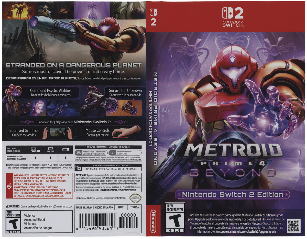 Metroid Prime 4: Beyond Switch 2 - Video Game - Used - CaveGamers - Image 3