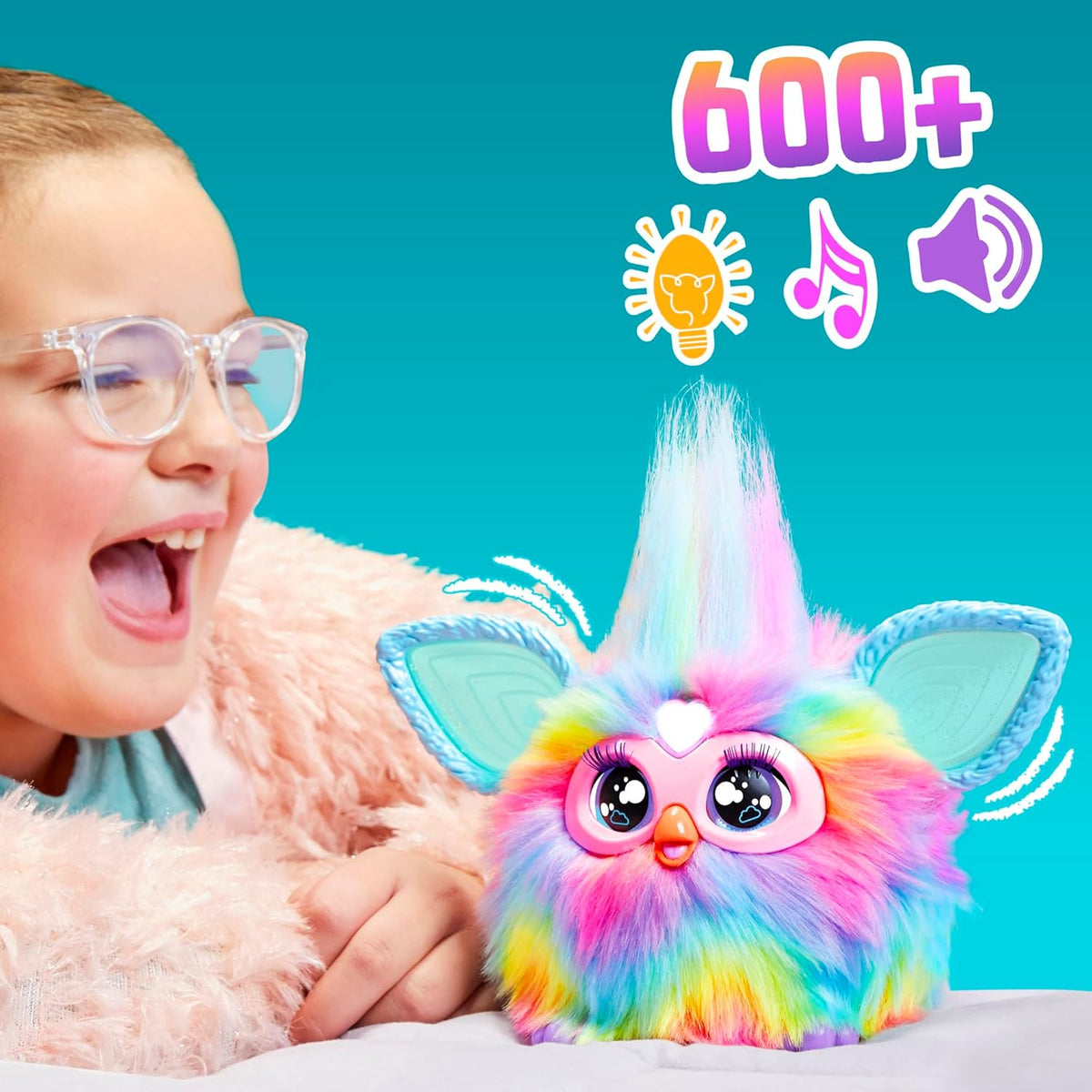 Furby Tie Dye Electronic Plush Toy Dolls - Toys - New - CaveGamers - Image 4