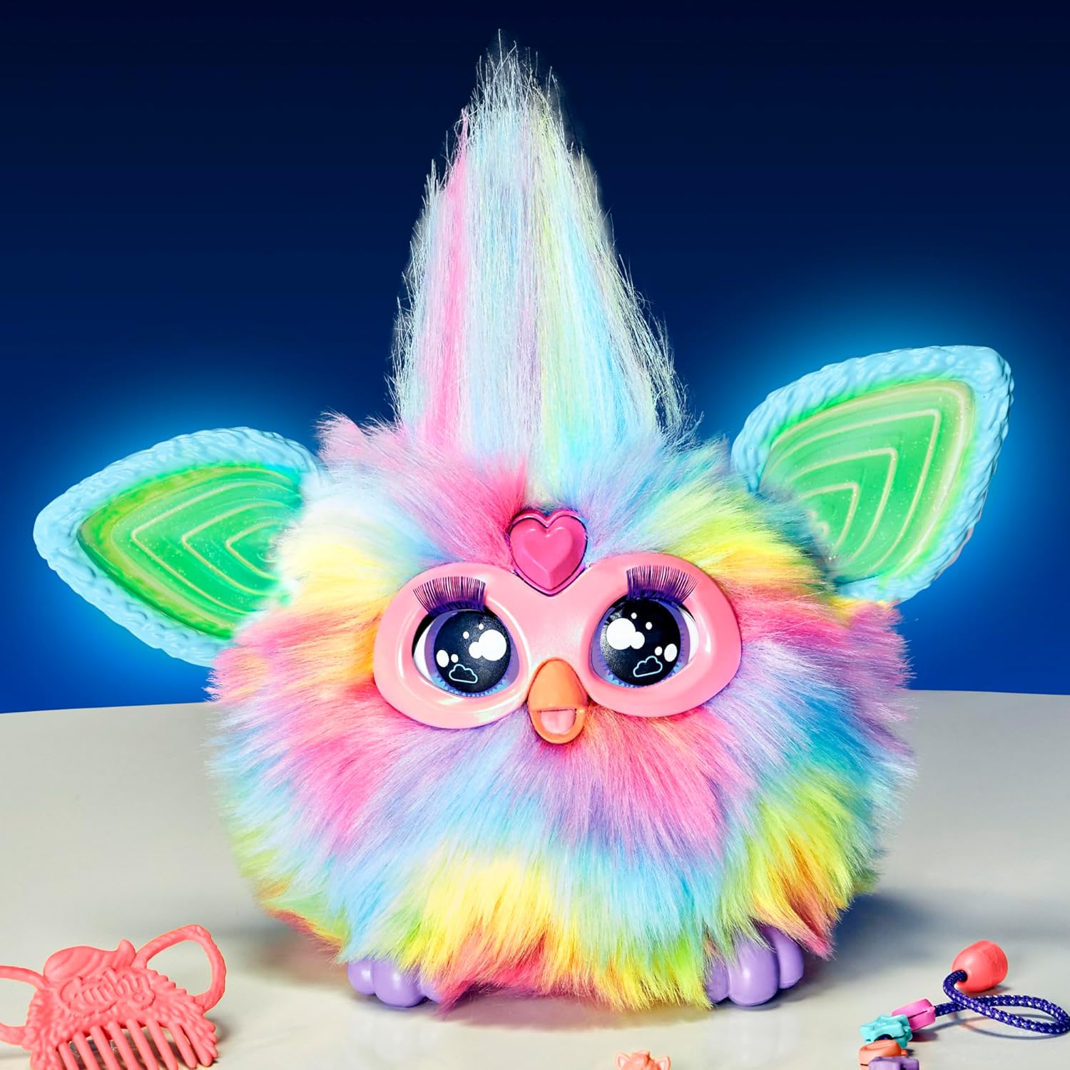 Furby Tie Dye Electronic Plush Toy Dolls - Toys - New - CaveGamers - Image 6