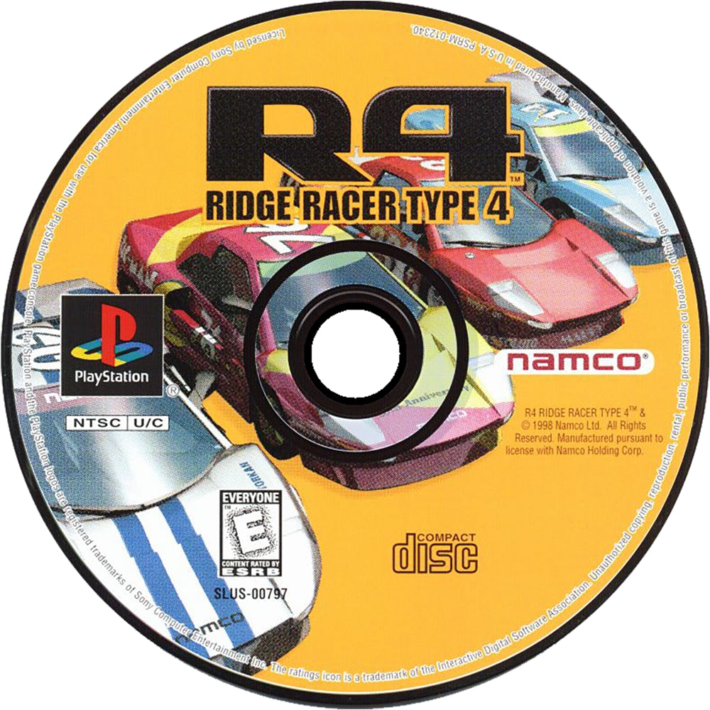 Ridge Racer Type 4 Playstation - Video Game - Used - CaveGamers - Image 3