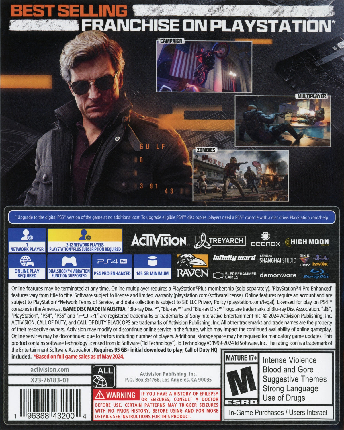 Call of Duty: Black Ops 6 PS4 - Video Game - Used - CaveGamers - Image 2
