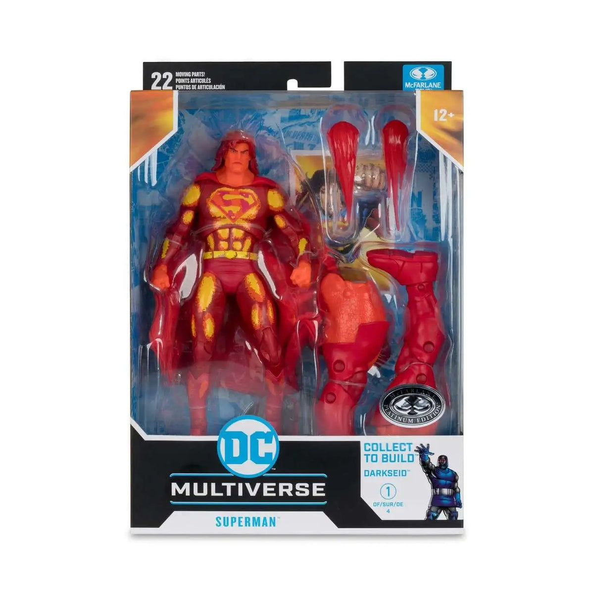 DC Multiverse: Build-A Superman Justice League Task Force 7-Inch Action Figure Chase Variant Action Figures - Toys - New - CaveGamers