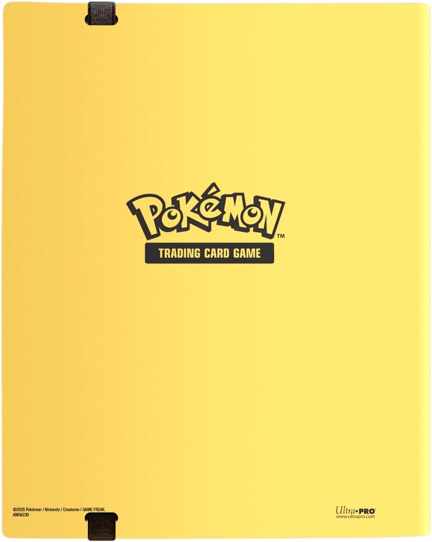 Ultra Pro: Pikachu 9-Pocket PRO-Binder for Pokemon Cards Trading Card Accessories - Trading Card - New - CaveGamers - Image 3