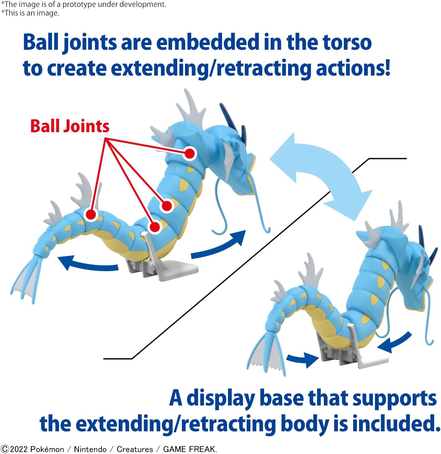 Pokemon Gyarados Model Kit - Toys - New - CaveGamers - Image 4