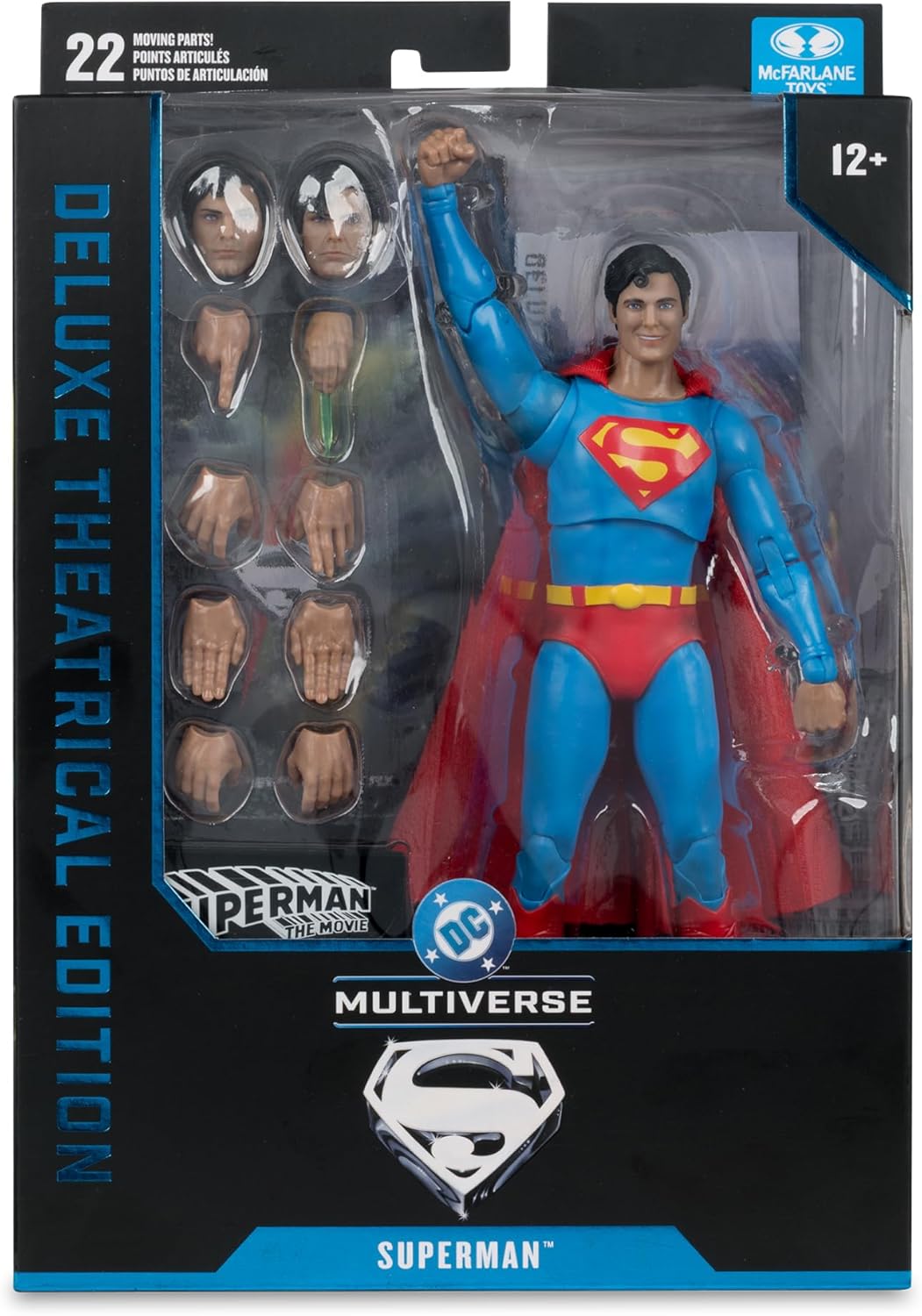 McFarlane DC Multiverse Deluxe Theatrical Edition Wave 3 Superman: The Movie 1978 Superman 7" Scale Action Fig Action Figures - Toys - New - CaveGamers - Image 10
