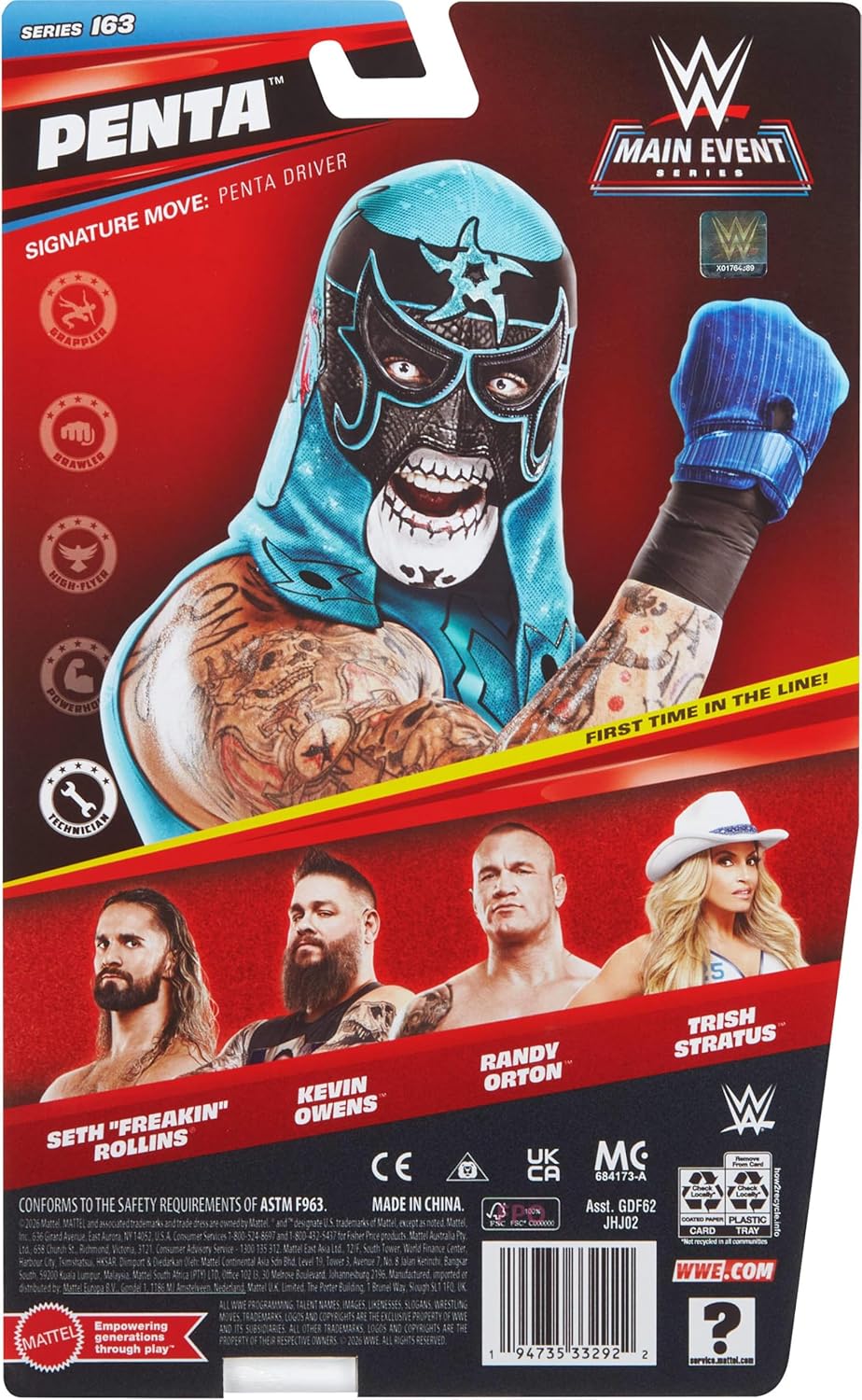 WWE Main Event Series 163 Penta Action Figure Action Figures - Toys - New - CaveGamers - Image 6