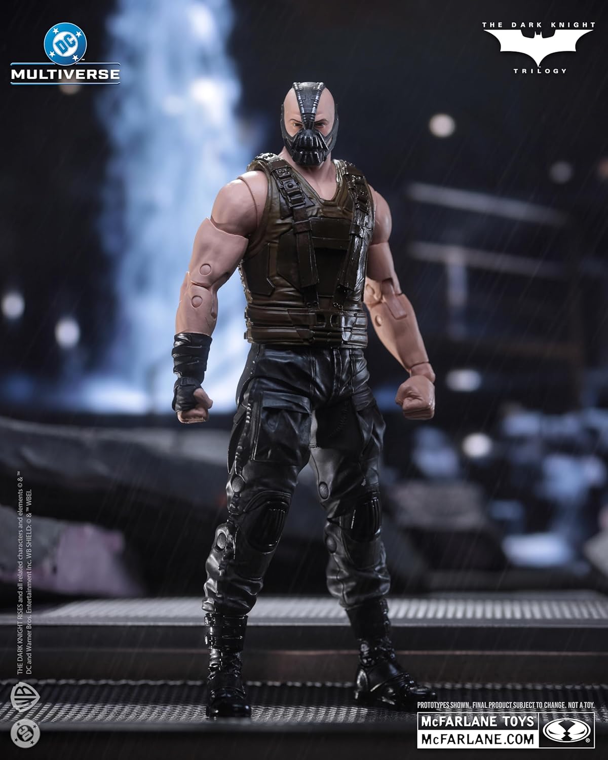 McFarlane DC Multiverse Deluxe Theatrical Edition Wave 3 The Dark Knight Rises Bane 7" Scale Action Figure Action Figures - Toys - New - CaveGamers - Image 2