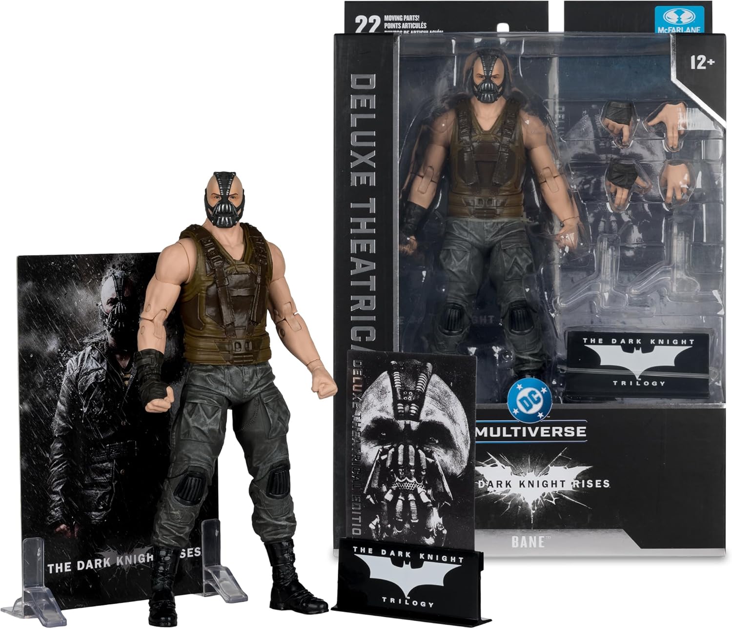 McFarlane DC Multiverse Deluxe Theatrical Edition Wave 3 The Dark Knight Rises Bane 7" Scale Action Figure Action Figures - Toys - New - CaveGamers - Image 7