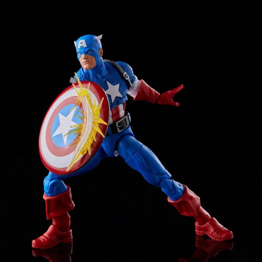 Marvel Legends 20th Anniversary Series 1 Captain America 6" Action Figure Action Figures - Toys - New - CaveGamers - Image 3