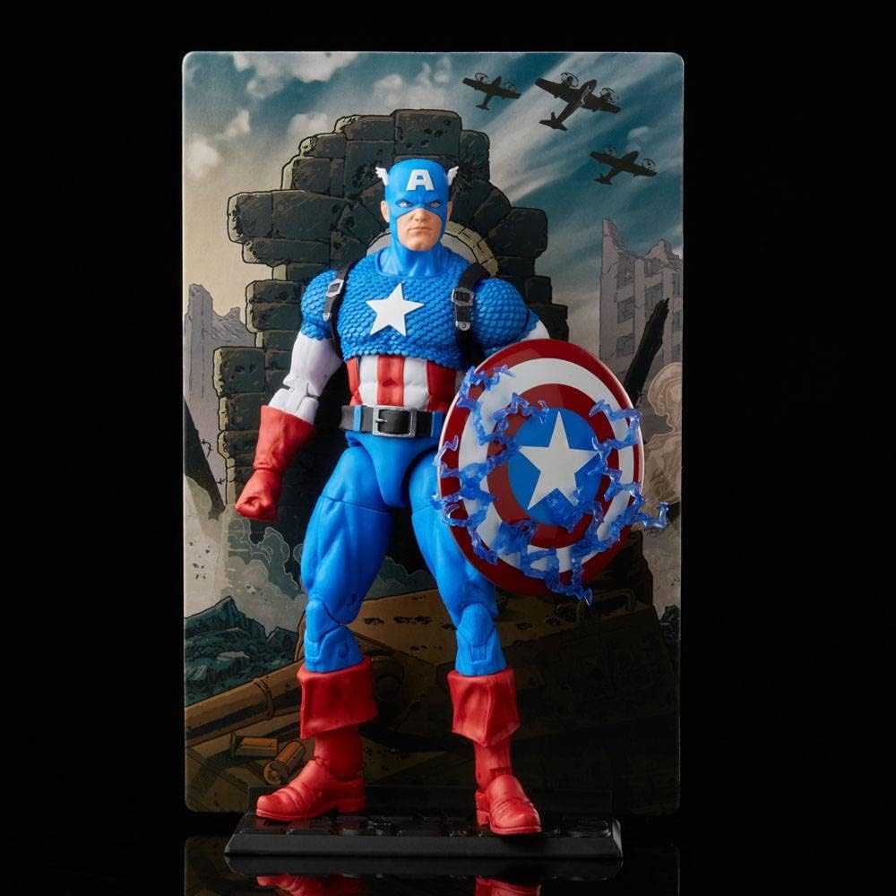 Marvel Legends 20th Anniversary Series 1 Captain America 6" Action Figure Action Figures - Toys - New - CaveGamers - Image 5