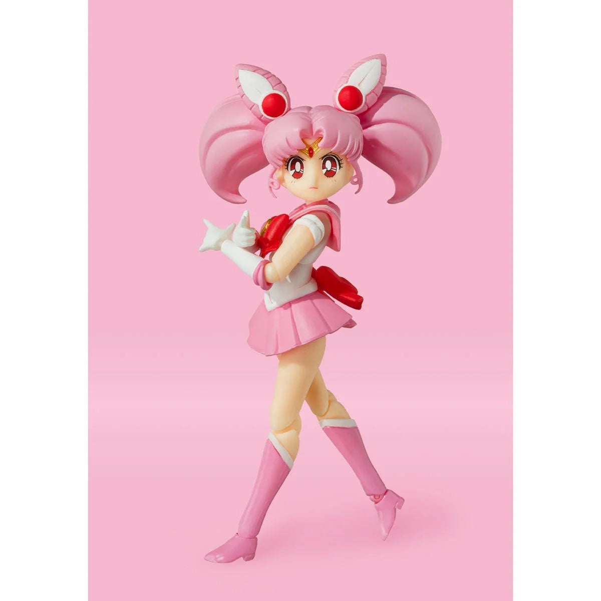 S.H.Figuarts Pretty Guardian Sailor Moon Sailor Chibi Moon Animation Color Edition Action Figure Action Figures - Toys - New - CaveGamers - Image 3