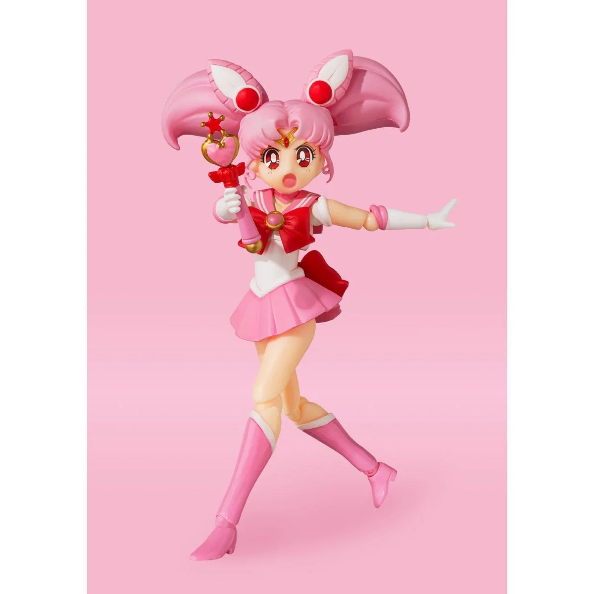 S.H.Figuarts Pretty Guardian Sailor Moon Sailor Chibi Moon Animation Color Edition Action Figure Action Figures - Toys - New - CaveGamers - Image 7