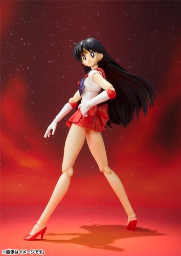 S.H.Figuarts Pretty Guardian Sailor Moon Sailor Mars Animation Color Edition Action Figure Action Figures - Toys - New - CaveGamers - Image 7