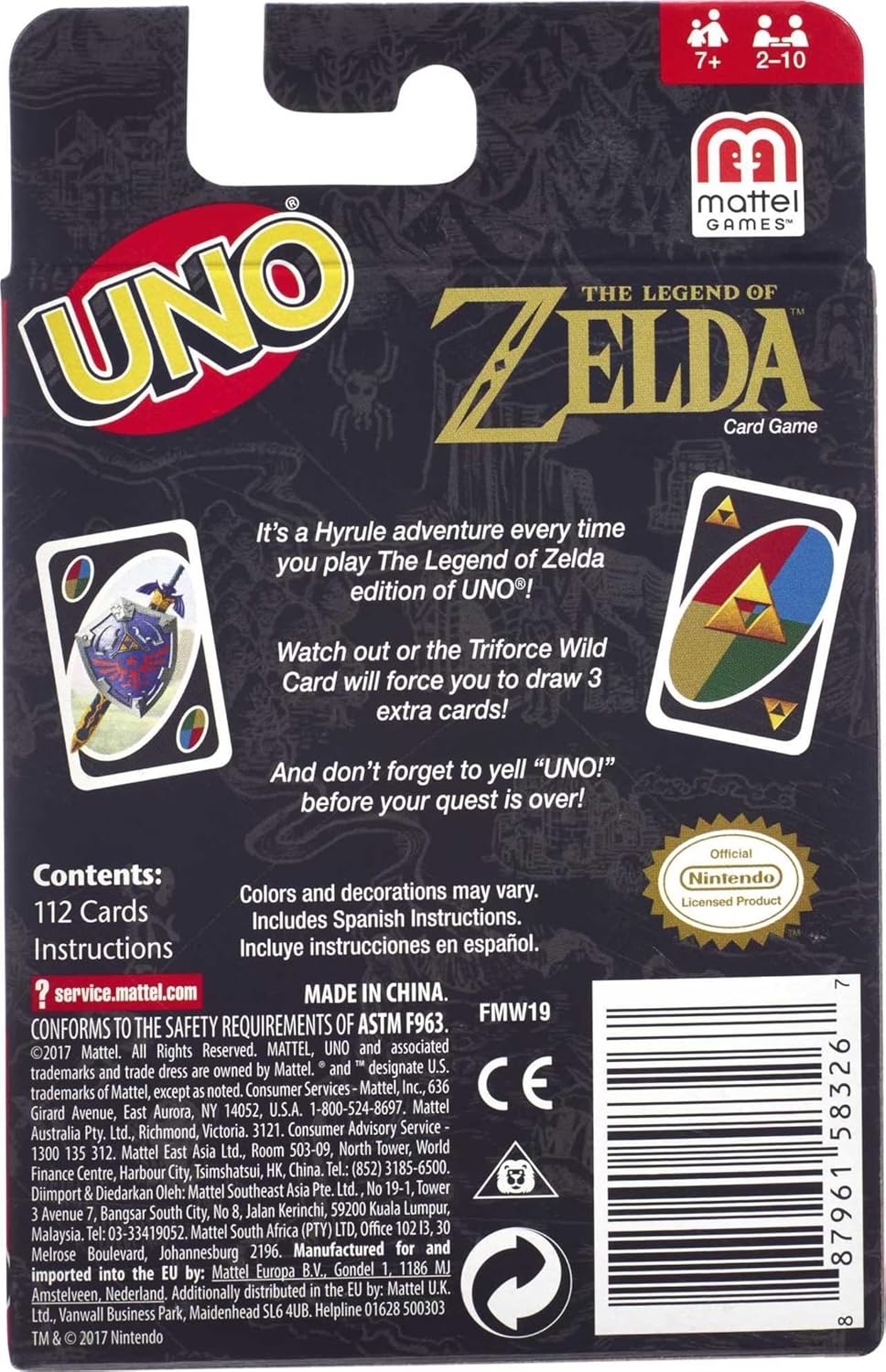 The Legend of Zelda UNO Game - Board Games - New - CaveGamers - Image 6