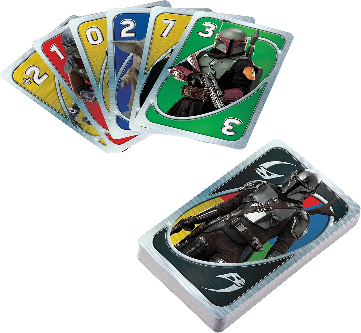 Star Wars: The Mandalorian UNO Card Game - Board Games - New - CaveGamers - Image 3