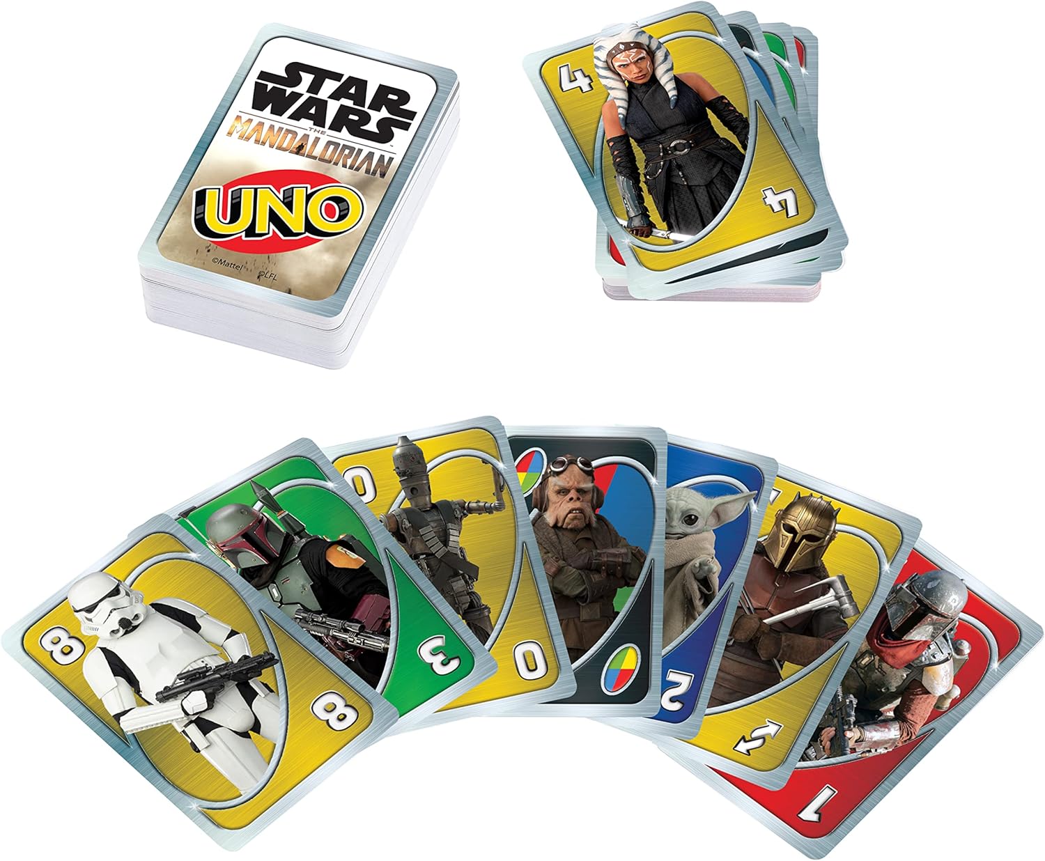 Star Wars: The Mandalorian UNO Card Game - Board Games - New - CaveGamers - Image 4