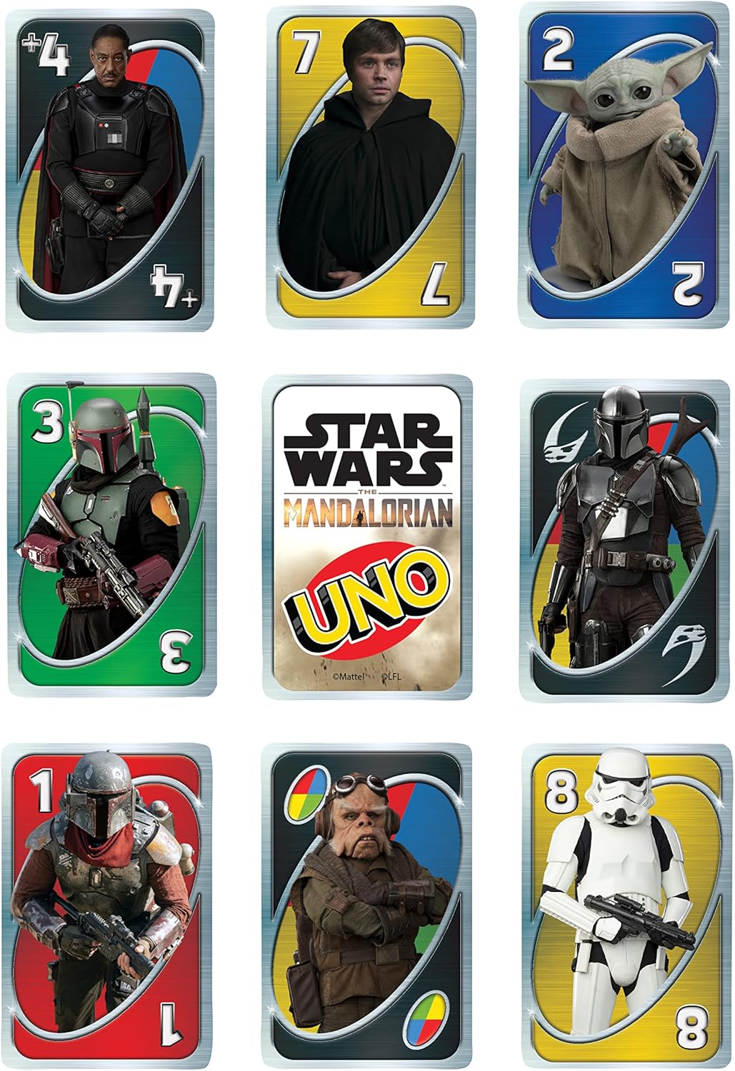 Star Wars: The Mandalorian UNO Card Game - Board Games - New - CaveGamers - Image 6