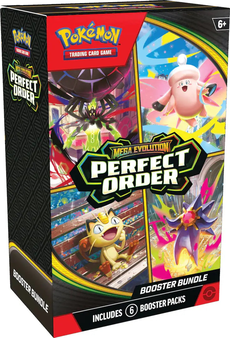 Pokemon TCG: Mega Evolution Perfect Order Booster Bundle - Trading Card - New - CaveGamers