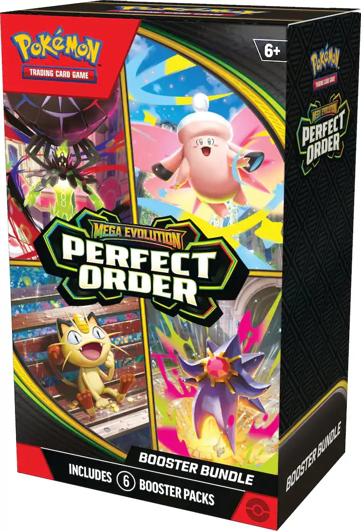 Pokemon TCG: Mega Evolution Perfect Order Booster Bundle - Trading Card - New - CaveGamers - Image 3