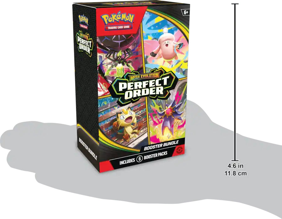 Pokemon TCG: Mega Evolution Perfect Order Booster Bundle - Trading Card - New - CaveGamers - Image 4