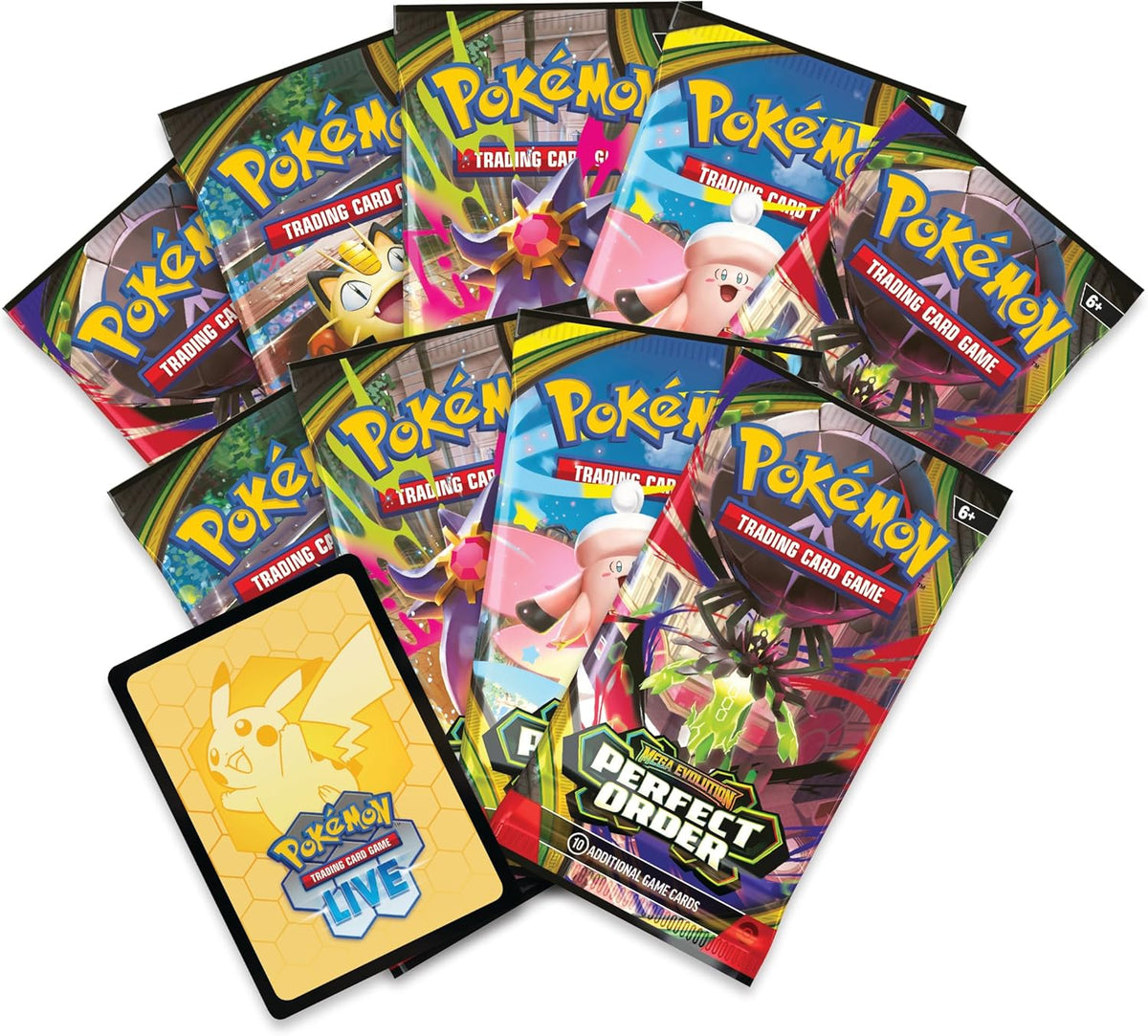 Pokemon TCG: Mega Evolution Perfect Order Elite Trainer Box - Trading Card - New - CaveGamers - Image 2