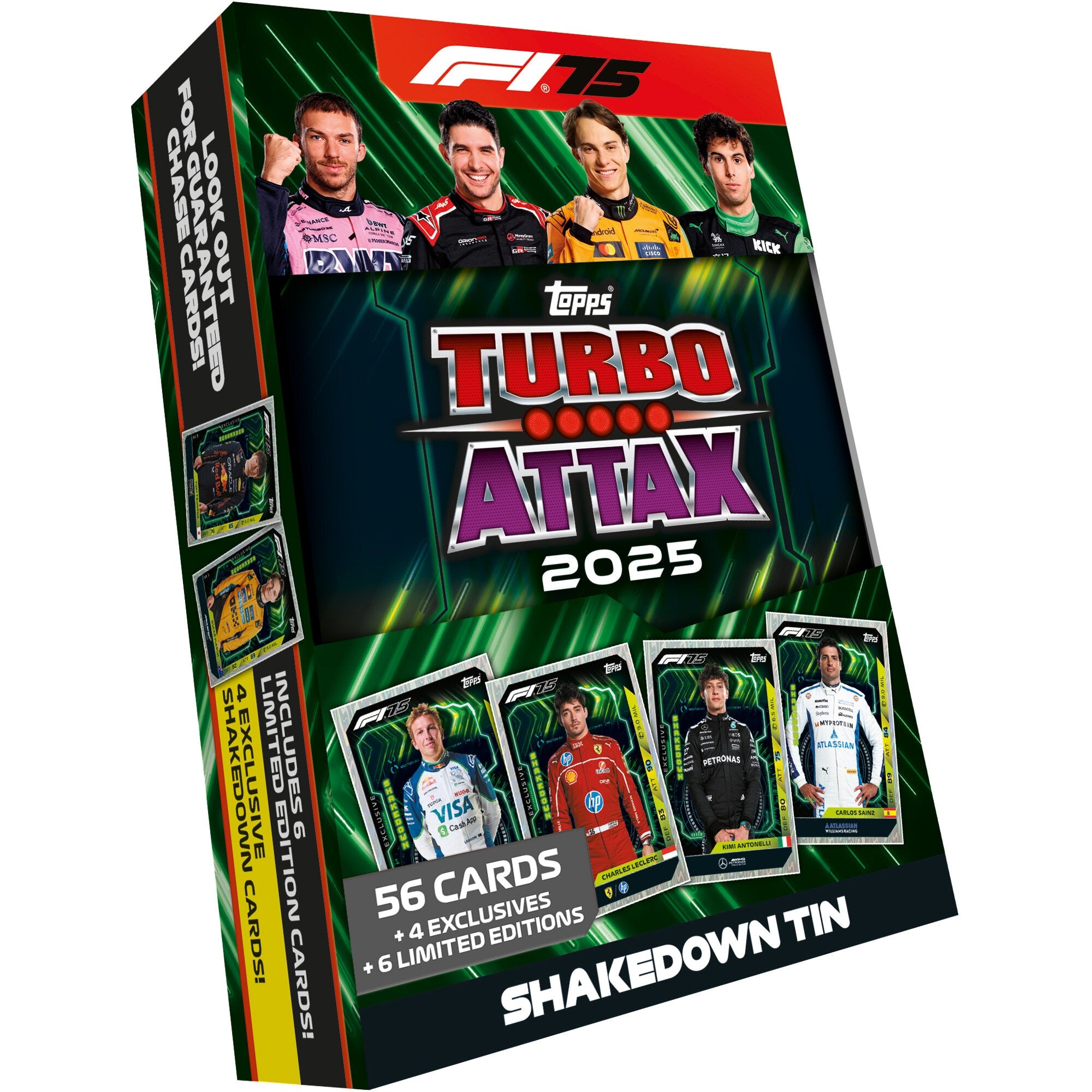 Topps Turbo Attax F1 2025: Random Mega Tin - Trading Card - New - CaveGamers - Image 3