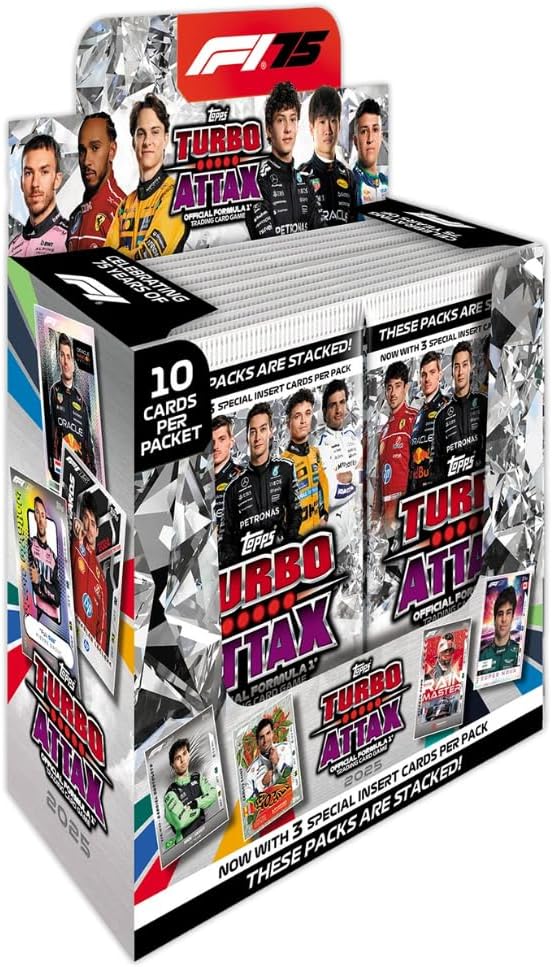 Topps Turbo Attax F1 2025: Card Packets (24 Count) - Trading Card - New - CaveGamers