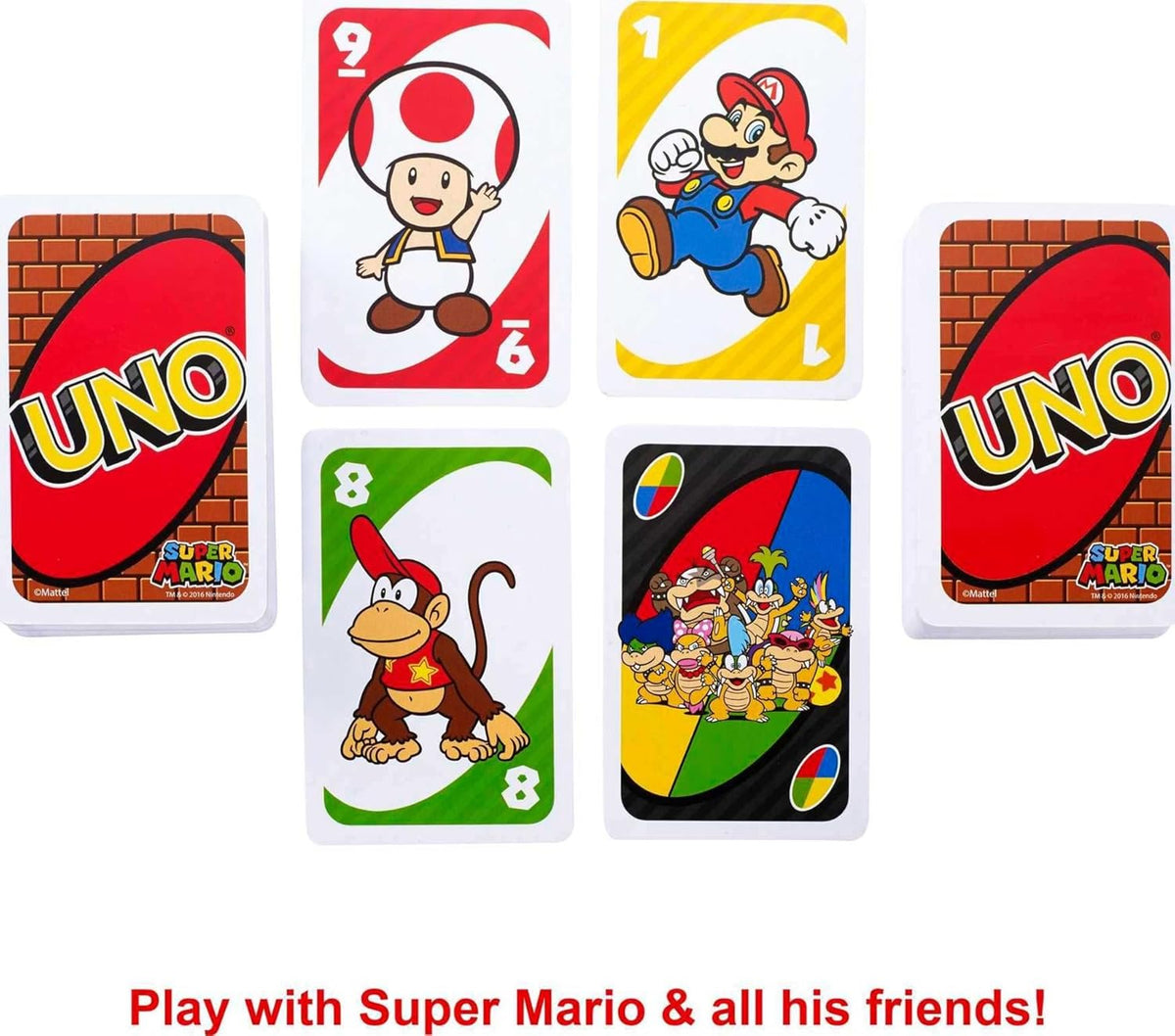 Super Mario UNO Card Game - Board Games - New - CaveGamers - Image 4