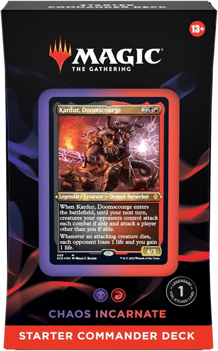 Magic: The Gathering - Starter Commander Deck Display (5 Decks) - Trading Card - New - CaveGamers - Image 4