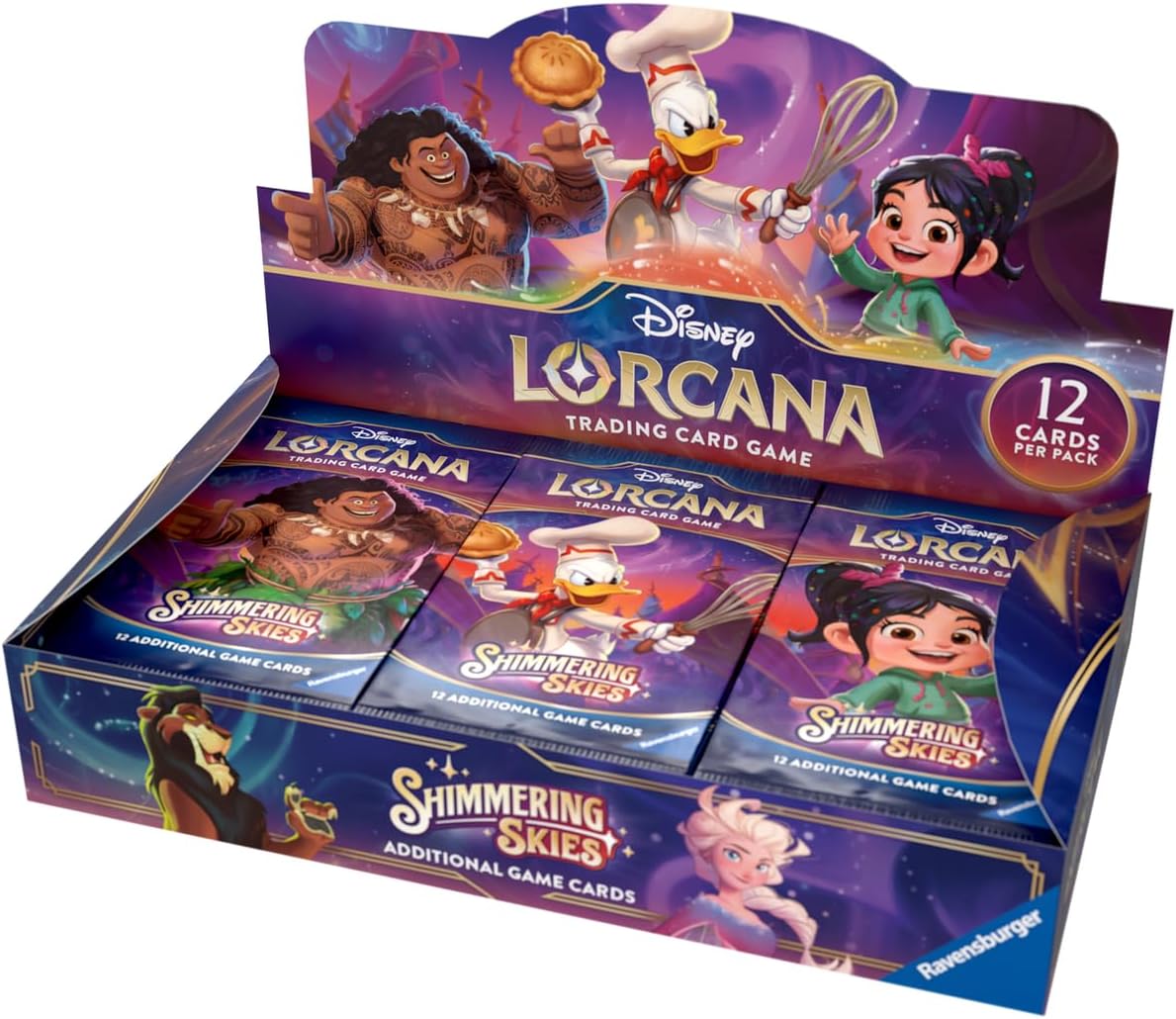 Disney Lorcana TCG: Shimmering Skies Booster Box - Trading Card - New - CaveGamers