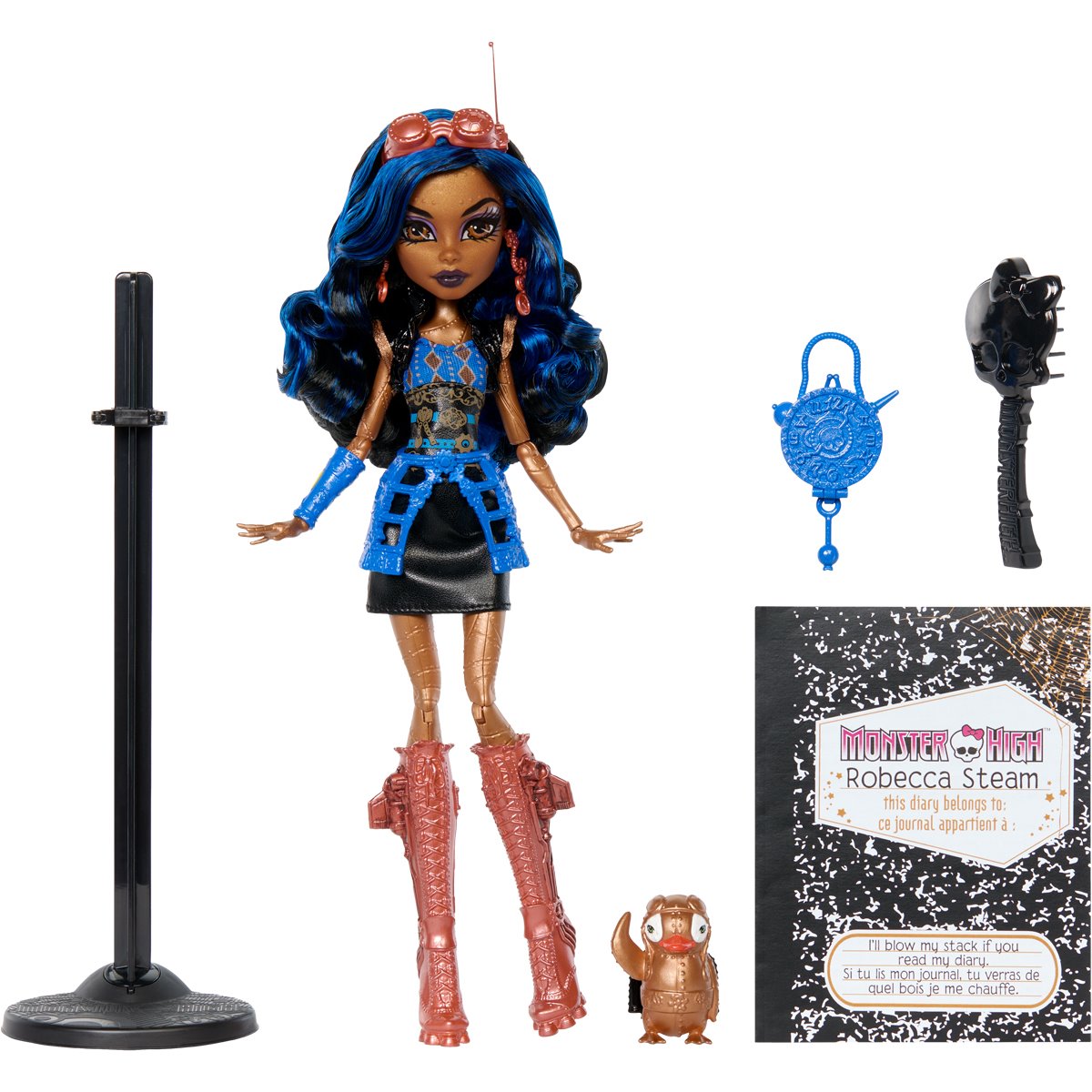 Monster High Creeproduction Boo-riginal Robecca Steam Doll Dolls - Toys - New - CaveGamers - Image 2