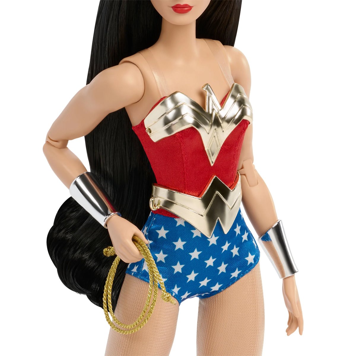 Barbie Wonder Woman Signature Doll Red Blue Tank Suit Gold Headpiece & Belt Dolls - Toys - New - CaveGamers - Image 8