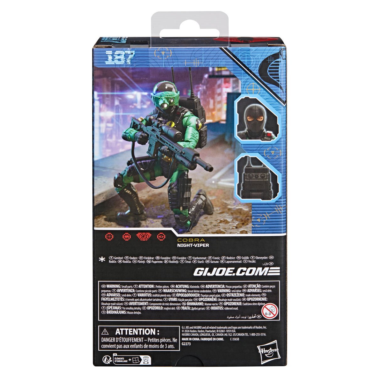 G.I. Joe Classified Series #187 Night-Viper 6" Action Figure Action Figures - Toys - New - CaveGamers - Image 10