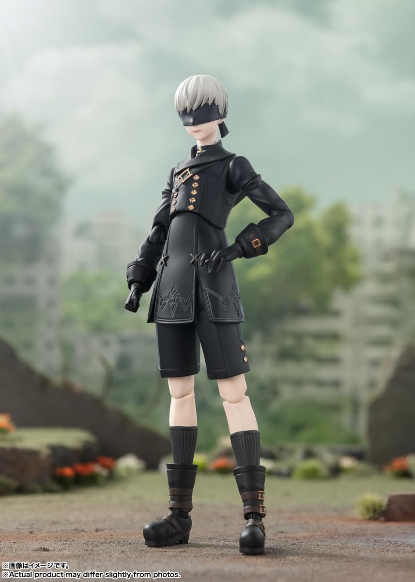NieR:Automata Ver1.1a 9S S.H.Figuarts Action Figure Action Figures - Toys - New - CaveGamers - Image 2