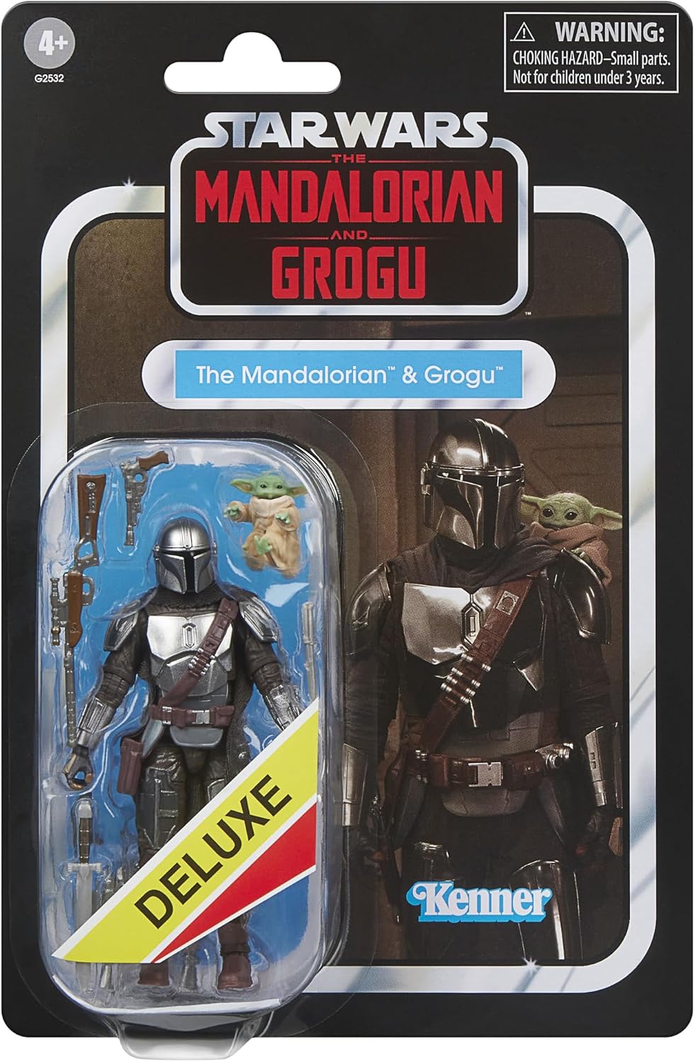 Star Wars The Vintage Collection The Mandalorian & Grogu Deluxe 3.75" Action Figure Action Figures - Toys - New - CaveGamers - Image 3