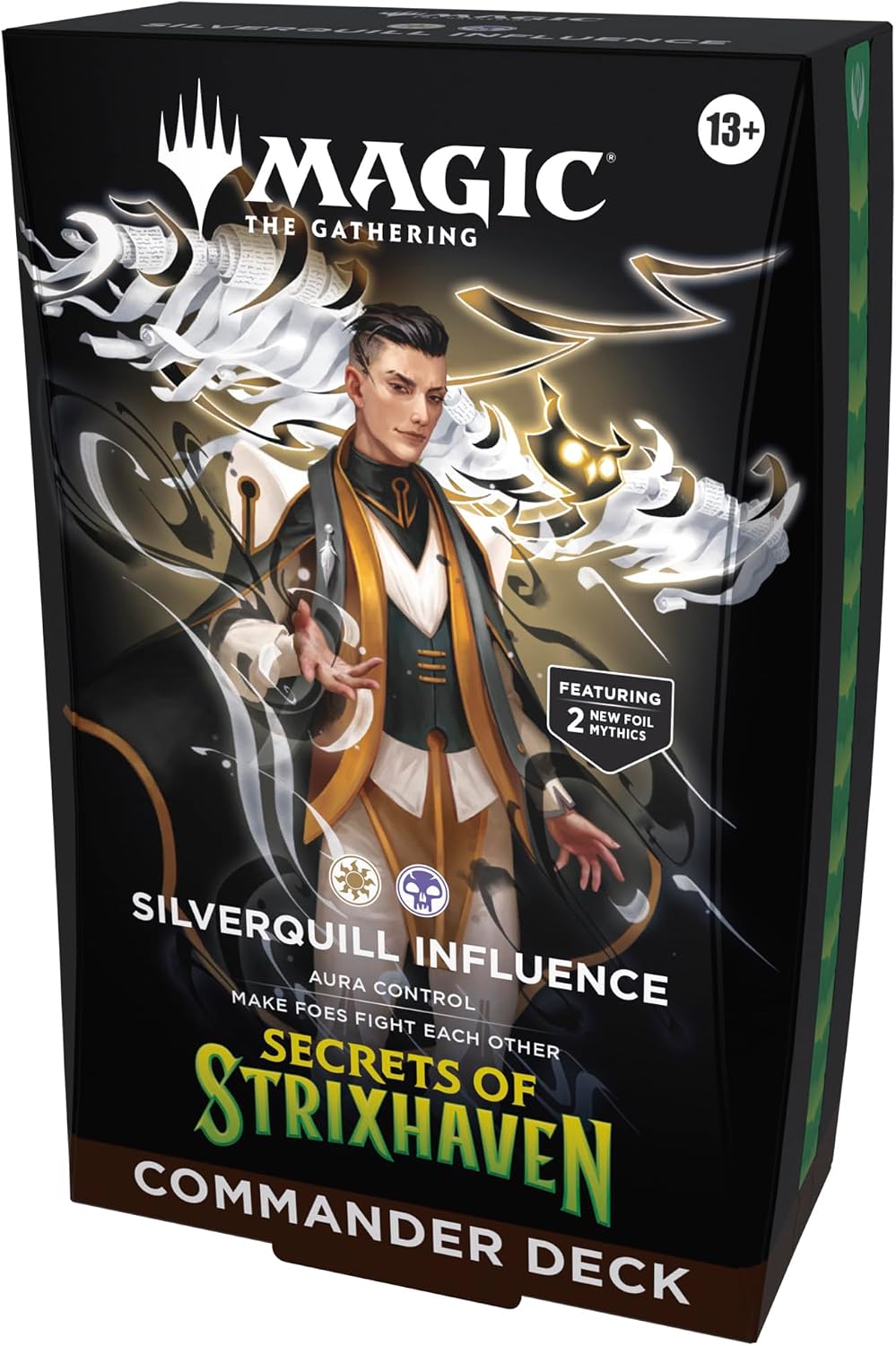 Magic: The Gathering - Silverquill Influence Secrets of Strixhaven Commander Deck - Trading Card - New - CaveGamers